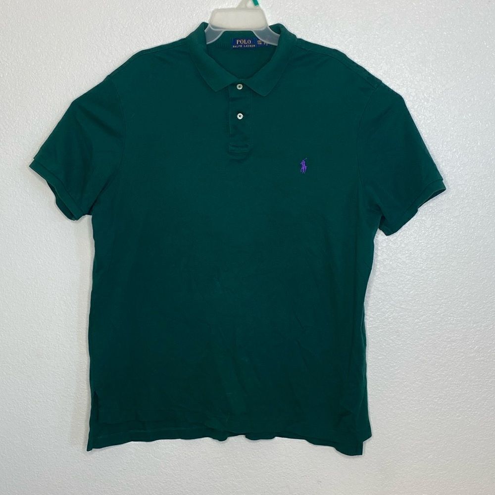 POLO Ralph Lauren Men’s Dark Green Polo Shirt Size XXL